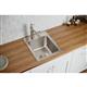 SS 17x22x10.1 Single Drop-in Sink