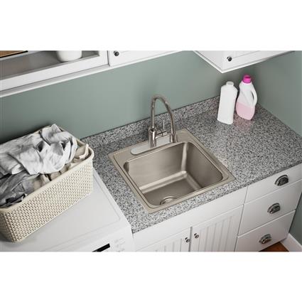 SS 19.5x19x10.1 Single Drop-in Sink