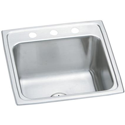 SS 19.5x19x10.1 Single Drop-in Sink+PD