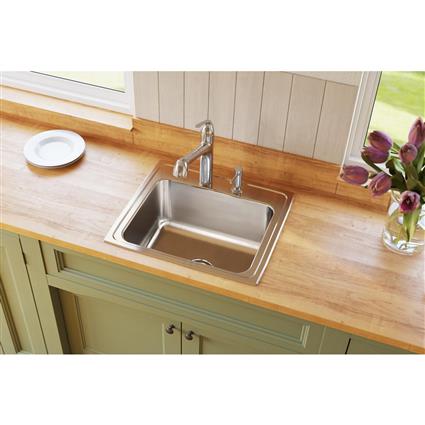 SS 22x19.5x10.1 Single Drop-in Sink