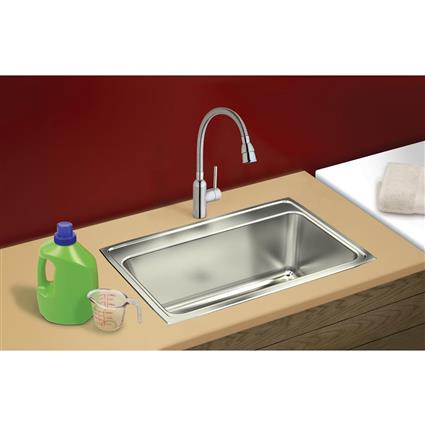 SS 25x22x10.3 Single Drop-in Sink