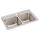 SS 29x18x10 Double Bowl Drop-in Sink