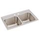 SS 29x18x10 Double Bowl Drop-in Sink