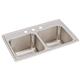 SS 29x18x10 Double Bowl Drop-in Sink