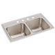 SS 29x18x10 Double Bowl Drop-in Sink