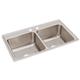 SS 37x22x10.1 Dbl Bowl Drop-in Sink