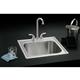 SS 20x20x10.1 Single Drop-in Sink