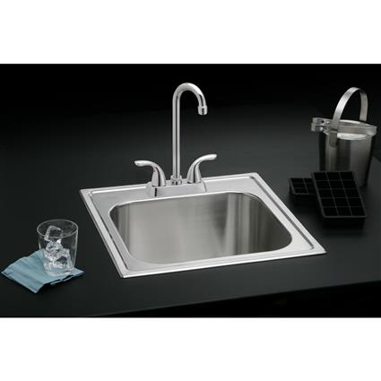 SS 20x20x10.1 Single Drop-in Sink