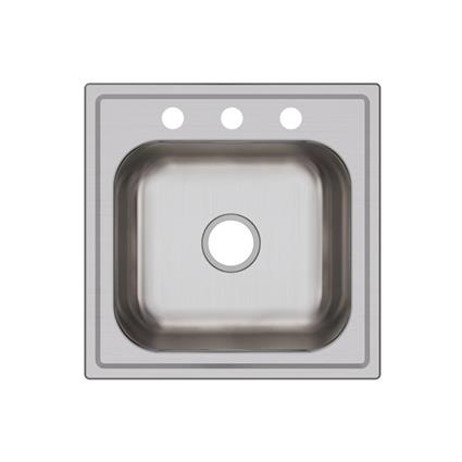 SS 20x20x10.1 Single Drop-in Sink