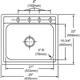 SS 25x22x10.2 Single Drop-in Sink