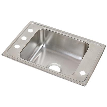 SS 25x17x4.5 Single Drop-in ADA Sink