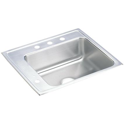 SS 25x22x5 Single Drop-in ADA Sink