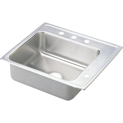 SS 25x22x4 Single Drop-in ADA Sink