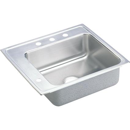 SS 25x22x5.5 Single Drop-in ADA Sink