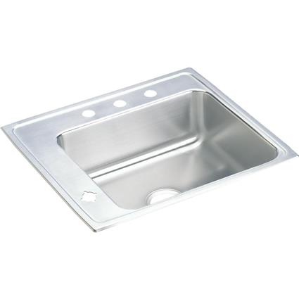 SS 25x22x7.6 Single Bowl Drop-in Sink
