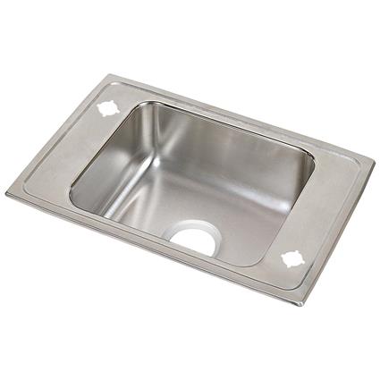 SS 31x19.5x7.6 Single Drop-in Sink
