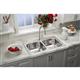 SS 33x22x8.1 Double Bowl Drop-in Sink