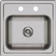 SS 15x15x6 Single Drop-in Sink Kit