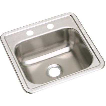 SS 15x15x5.2 Single Bowl Drop-in Sink