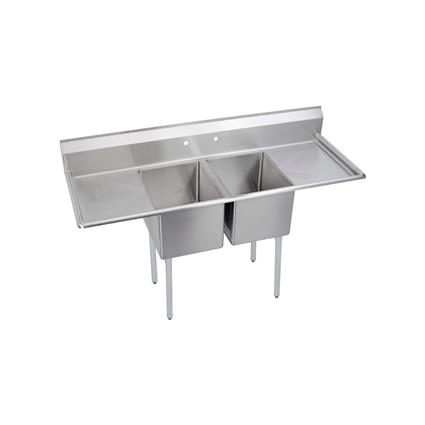 2C Sink, 16X20X12 B, L&R 18 DB, 18/300