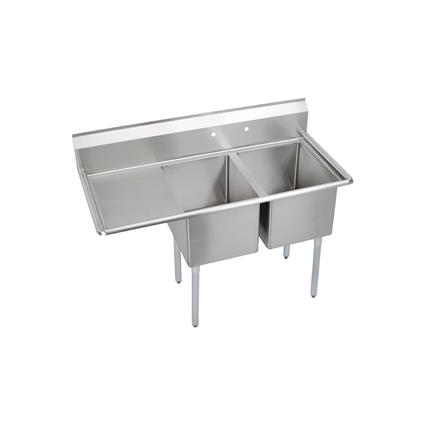 2C Sink, 16X20X12 B, L 18 DB, 18/300
