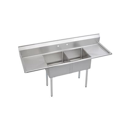 2C Sink, 20X20X12 B, L&R 20 DB, 18/300