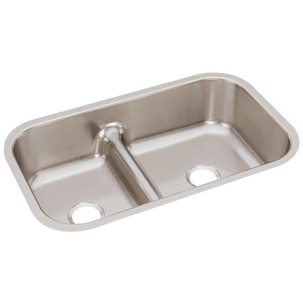 SS 34.6 x 21.1 x 8.7  Dbl Under MT Sink
