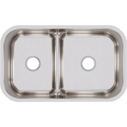 SS 34.6 x 21.1 x 8.7  Dbl Under MT Sink