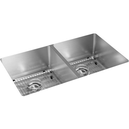 SS 31.5x18.5x9 Dbl Under MT Sink Kit