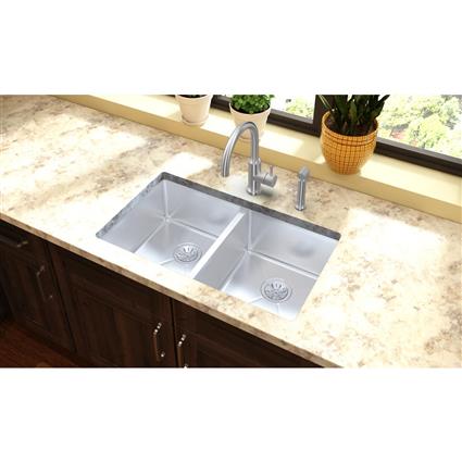 SS 31.5x18.5x9 Dbl Under MT Sink