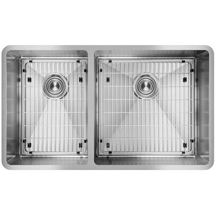 SS 31.5x18.5x9  Dbl Under MT Sink Kit