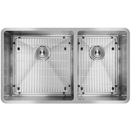 SS 31.5x18.5x9  Dbl Under MT Sink Kit