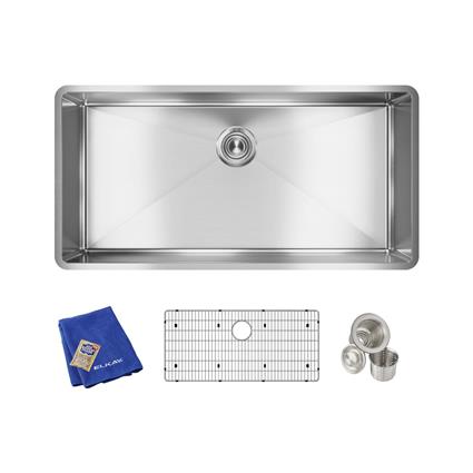 SS 36.5x18.5x9 Single Under MT Sink Kit