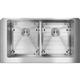 SS 35.8x20.2x9 Dbl Farmhouse Sink Kit