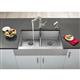 SS 35.8x20.2x9 Dbl Farmhouse Sink