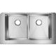 SS 35.8x20.2x9 Dbl Farmhouse Sink