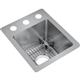 SS 13x16x9 Single Dual Mt Sink Kit