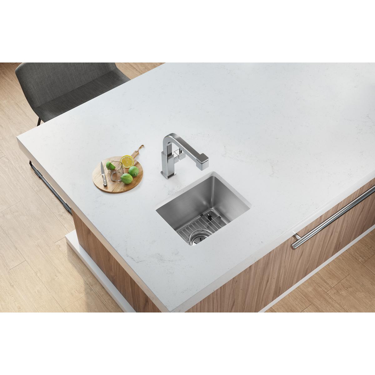 Elkay SS 15 x 15 x 9 Single Dual Mount Bar Sink Kit