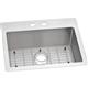 SS 25x22x9 Single Dual Mt Sink Kit