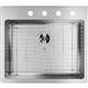 SS 25x22x9 Single Dual Mt Sink Kit