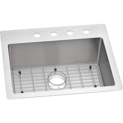 SS 25x22x9 Single Dual Mt Sink Kit