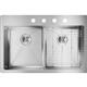SS 33x22x9 Dbl Dual Mt Sink Kit