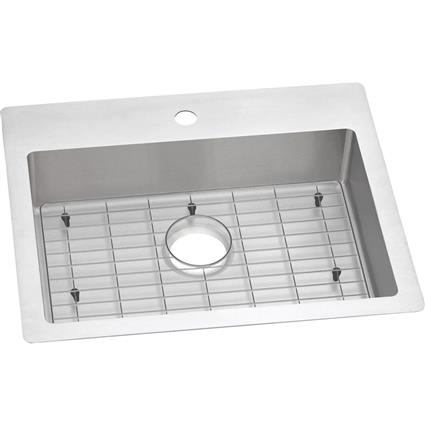 SS 25x22x6 Single Dual Mt Sink Kit