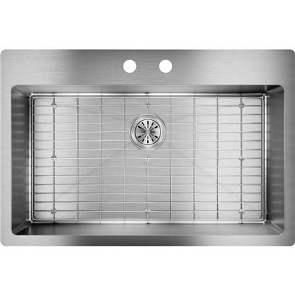 SS 33x22x9 Single Dual Mt Sink Kit