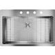 SS 33x22x9 Single Dual Mt Sink Kit
