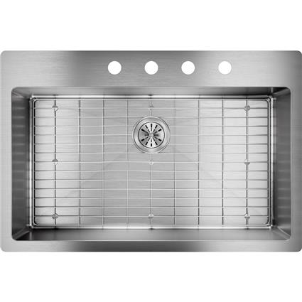 SS 33x22x9 Single Dual Mt Sink Kit