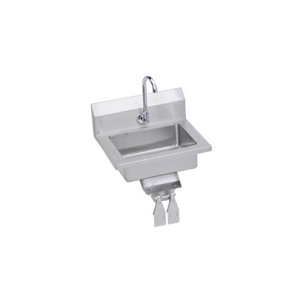 Hand Sink, 14X10X5, Knee Valve