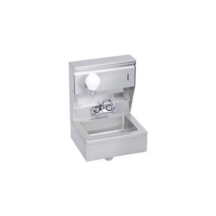 Hand Sink, 14X10X5, S&T, Skirt, P-Trap