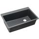 Qtz 33x22x9.5 Sng Drop-in Sink Dusk Gray