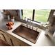 Qtz 33x22x9.5 Single Drop-in Sink Mocha